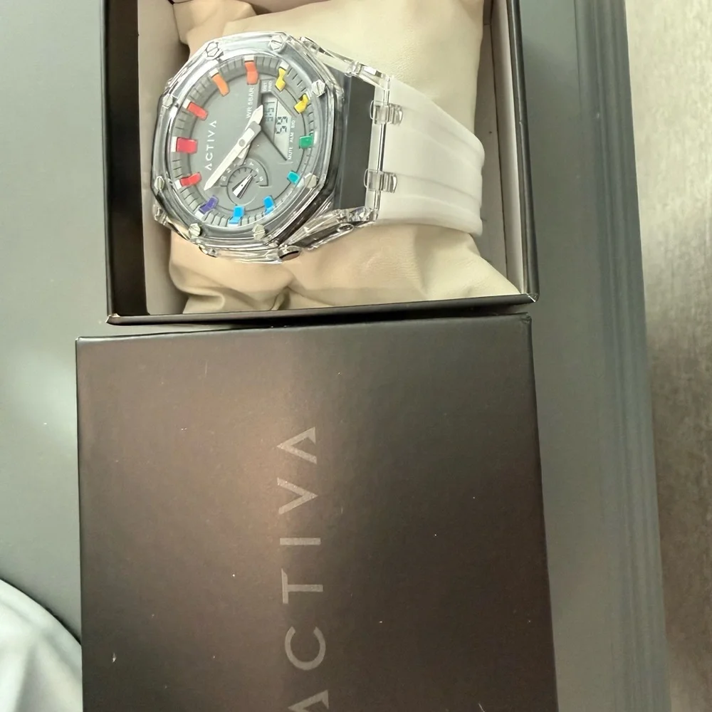 Activa X Invicta Men's Digital Watch - 44.2mm, White - Picture 4 of 6